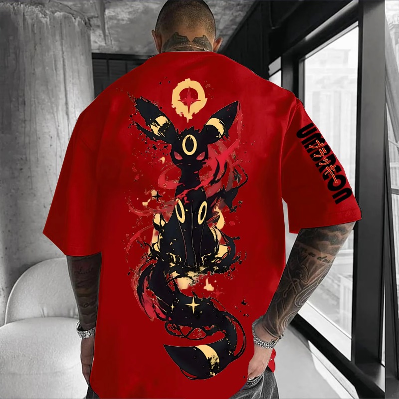 Good Streetwear Brand - Koszulka z nadrukiem Pokémon, edycja limitowana,