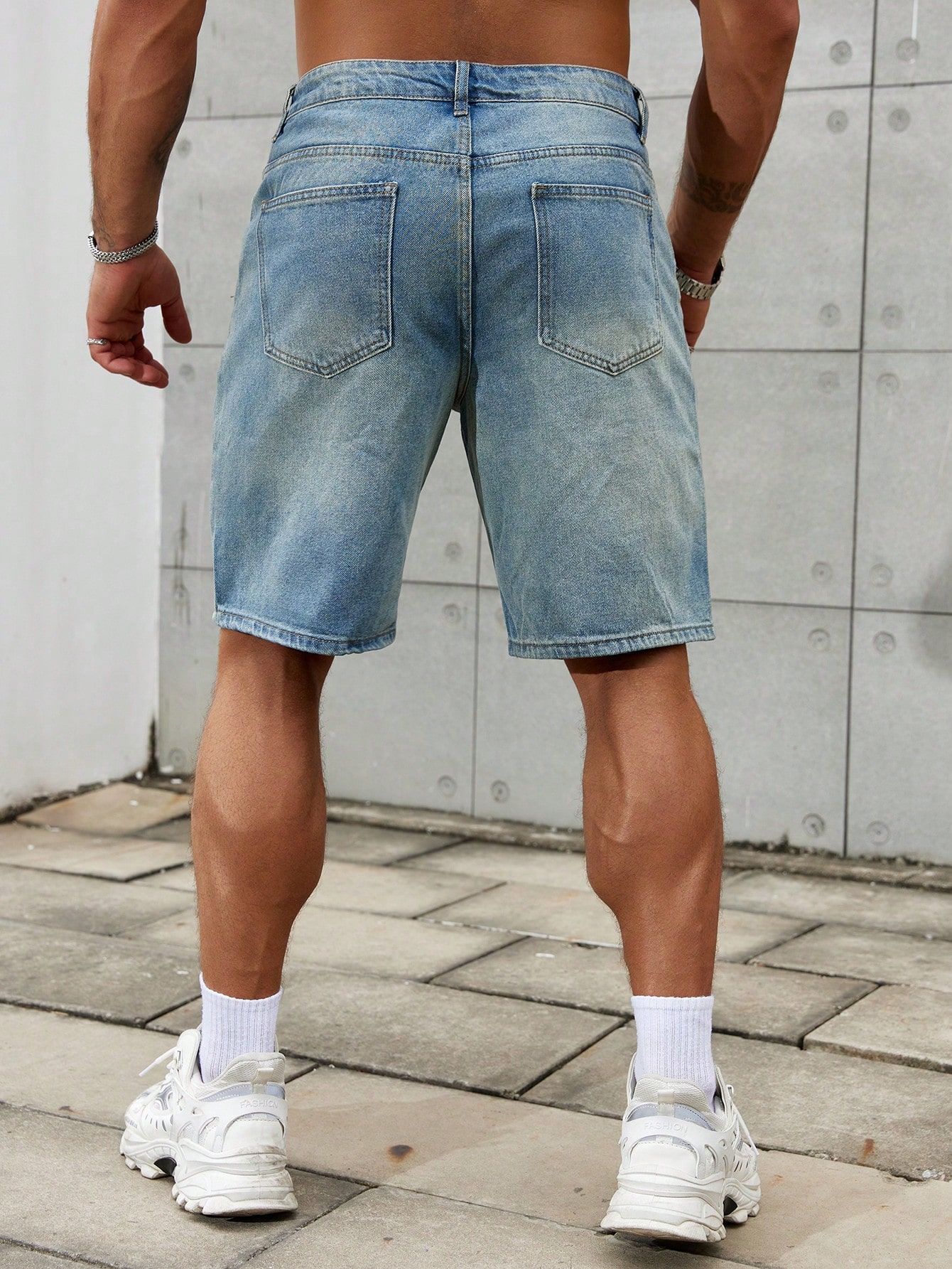 Nowa moda męska podarta krótka – Streetwear Brand Fashion recenzja i cena