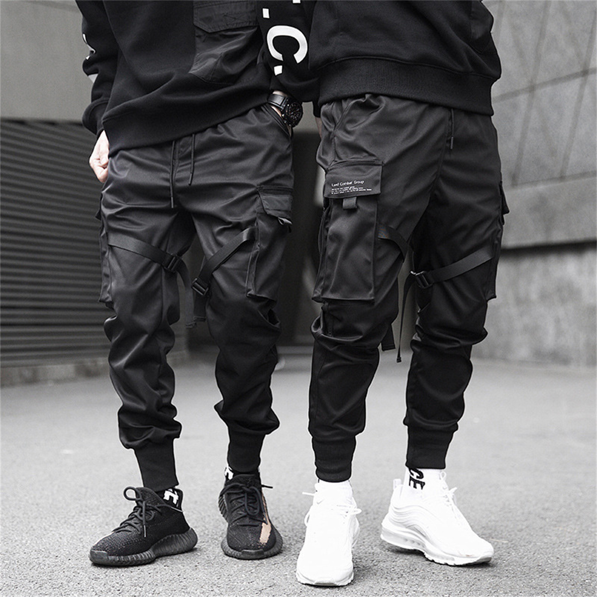 Czarne spodnie Cargo w stylu h – Streetwear Brand Fashion recenzja i cena
