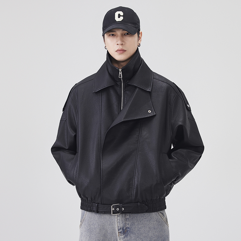 Męska kurtka skórzana jesienno – Streetwear Brand Clothing recenzja i cena