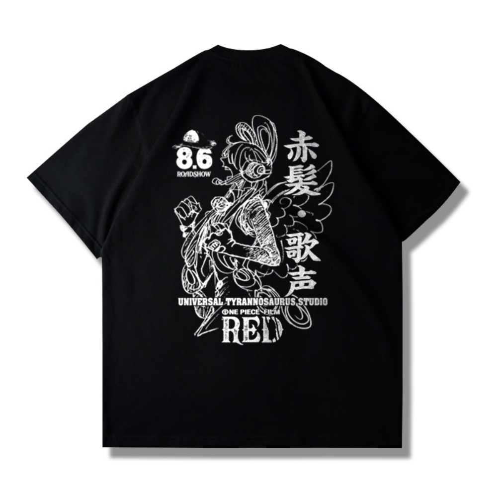 2025One Piece Red Graphic T Sh – Good Streetwear Brand recenzja i cena
