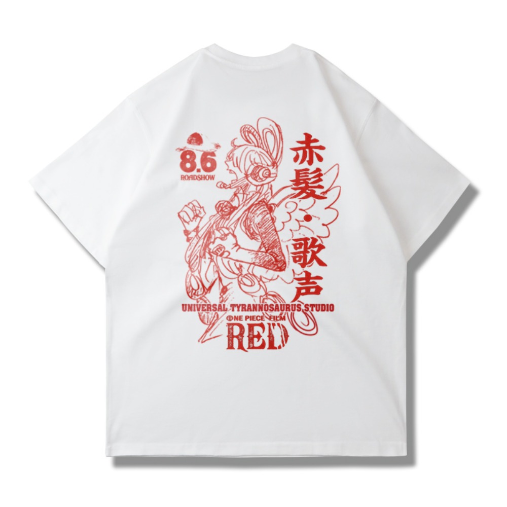 2025One Piece Red Graphic T Sh – Good Streetwear Brand recenzja i cena
